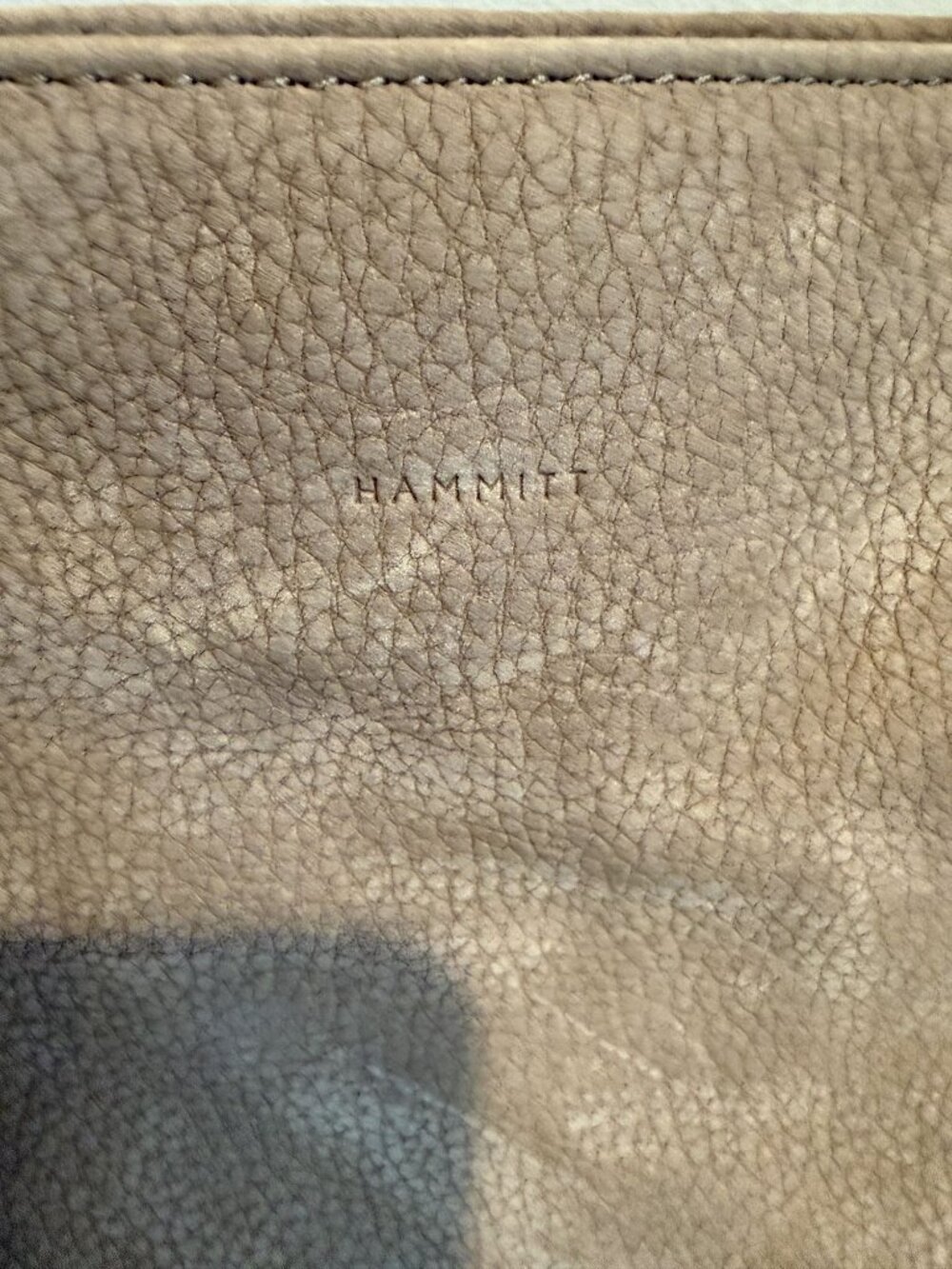 Hammitt Anderson Tote Bag Grey Pebbled Leather LIKE NEW $445 [jb] - Picture 5 of 8